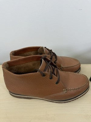 Vintage Dooney And Bourke Shoes Duck Boots 11 Womens Made In USA Brown Leather
