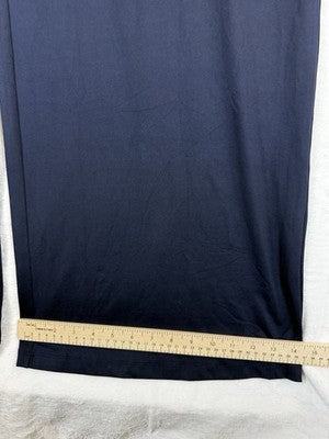 XXL Womens Wide Leg Pants XXL Navy Blue Stretchy Pull On New NWT