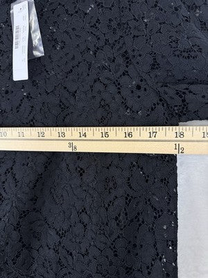 J Crew Lace Top & Tank Black Small Womens Tulle Ruffle Blouse New NWT