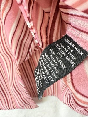 Norton Mcnaughton Top 6 Lot Blouse Womens Tops Button Down Pink Long Sleeve