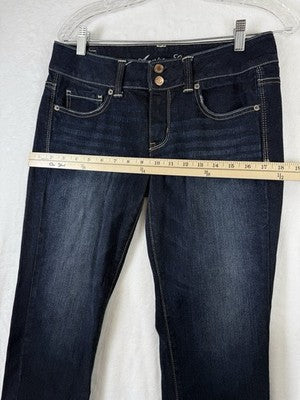 American Eagle Artist Crop Jeans 6 Womens Dark Blue