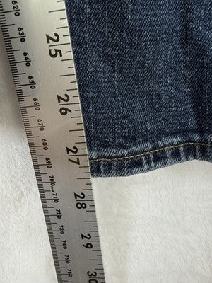Old Navy Sky Hi Straight Leg Jeans 16 Button Fly Extra High Rise Blue Women NEW