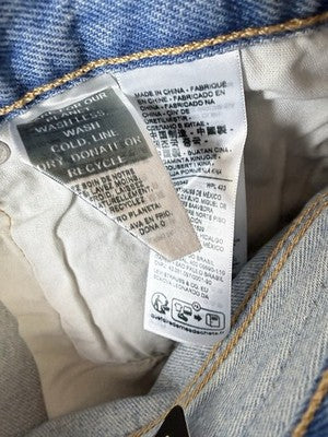 Levis 501 ‘90s Ankle Jeans Women 32 Mid Rise Straight Leg Blue 90s 32x27 New NWT