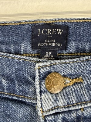 J Crew Slim Boyfriend Jeans 29 Womens Blue Denim