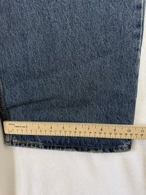 Levis Low Loose Jeans 30 Womens 30x34 Wide Leg Blue High Rise Levi’s