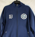 American Eagle Track Jacket Large Mens Blue Full Zip Embroidered 83
