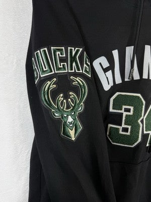 Milwaukee Buck Giannis Antetokounmpo Medium Hoodie Pullover Pro Standard Mens