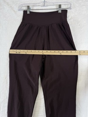 Old Navy Powersoft Leggings XS Petite Burgundy Womens XSP High Rise Joggers
