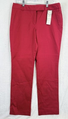 Charter Club Pants 12 Petite Red Slimming Pant Shop Womens 12P New NWT