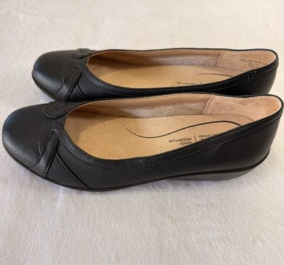 LifeStride Shoes For Women 8 Wide Infinite Loafer Black Slip On Flats