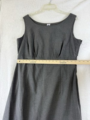Gap Dress 16 Gray Sleeveless Shift Womens