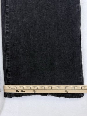 Aeropostale Pull On Flare Jeans Medium Womens Black Denim