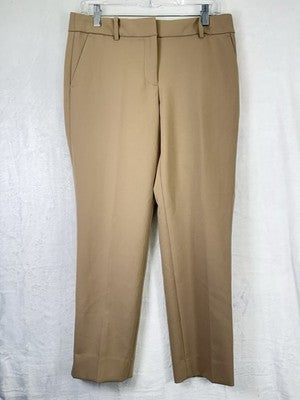 Talbots Hampshire Ankle Pants 6 Petite Rattan Beige Womens 6P