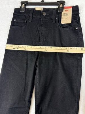 Levis 724 High Rise Slim Straight 28 Womens Black 28x32 Levi’s New NWT