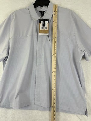 The North Face Shirt XXL Womens Top Button Up Lightrange Mystic Haze 2X New NWT