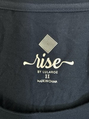 Rise By Lularoe 3X Tops Leggings Workout Gray Sleeveless Short Sleeve Lot New