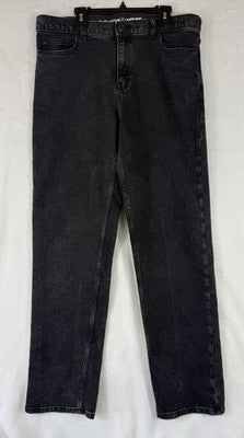 Blake Shelton Lands End Jeans Boys 20 Black Denim Kids