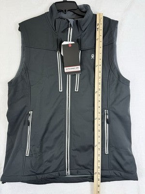 Little Donkey Andy Vest XL Black Softshell Lightweight Mens Full Zip New NWT