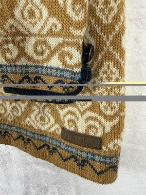 Dale Of Norway Cardigan Sweater Medium 100% Wool Womens *FlawRead
