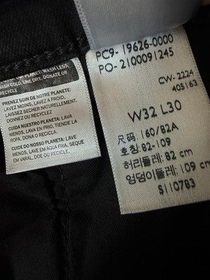 Levis 311 Shaping Skinny Jeans 32 Womens Black 32x30 New NWT