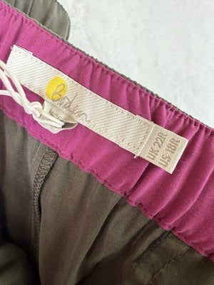 Boden 18 Womens Pants Pull On Lightweight Khaki Green UK 22 New NWT