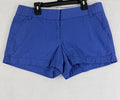 J Crew Broken In Chino Shorts Womens 4 Blue 100% Cotton 3”