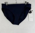 Calia Swim Bottom Large Womens Navy Blue Core Mid Rise Bikini Swimwear New NWT