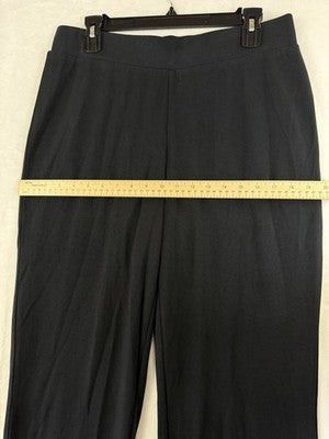Coldwater Creek Endless Comfort Pants Black Medium Womens Pull On Straight Leg