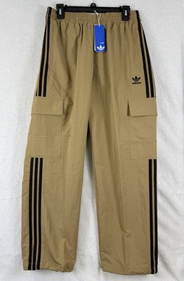 Adidas Adicolor Classics 3 Stripes Cargo Pants Medium Mens Brown Black New NWT