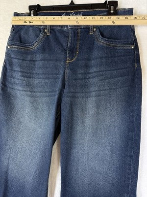 Gloria Vanderbilt Skimmer Jeans 8 Blue Capris Womens