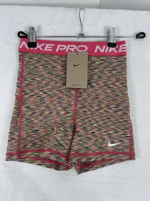 Nike Pro Fit Shorts Womens XS Dri Fit Pink 3” Tight Fit NWT