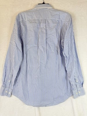 Gap Standard Fit Shirt XS Mens Blue Button Up Long Sleeve Cotton Poplin New NWT