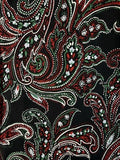 Lands End Womens Tops 6 No Iron Supima Shirt Button Up Long Sleeve Paisley