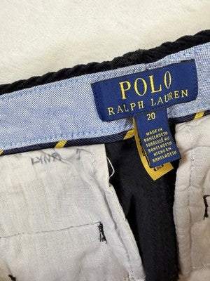 Polo Ralph Lauren Boys 20 Black Corduroy Pants