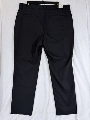 Gloria Vanderbilt Haven Trouser 16 Short Missy Black Pants Womens New NWT