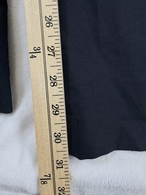 Vintage Talbots Dress Pants 16 Navy Blue Wool Stretch Italian Fabric Womens