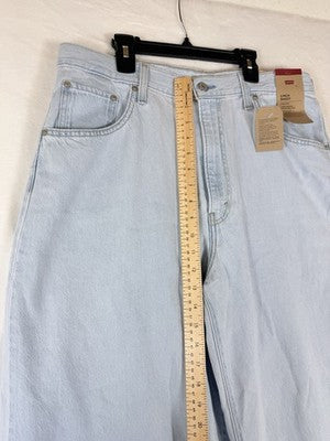 Levis Cinch Baggy Jeans 32 Womens Blue High Rise 32x33 Levi’s New *FlawRead