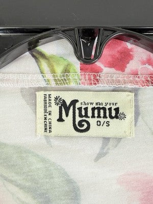 Show Me Your Mumu Robe Floral Belted Womens OSFA Pink Brie Garden of Blooms