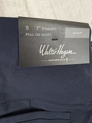Lady Hagen Golf Shorts Small Womens Navy Blue Pull On 7” Slimming New NWT