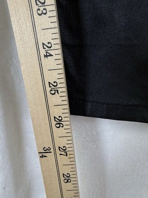 Banana Republic Coated Jeans Black 27 4 Petite Womens Slim High Rise Denim
