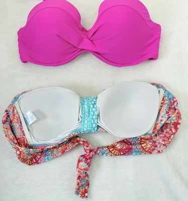 Venus Bikini Top C Push Up Bandeau Lot 2 Womens Swimsuit