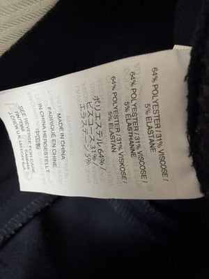 J Crew High Rise Cameron Pants 6 Tall Navy Blue Womens 6T