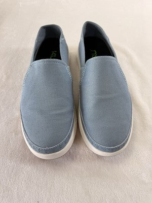 Kuru Womens Shoes 8 Roam Atla Slip On Canvas Blue