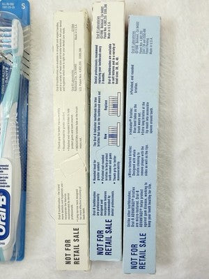 Oral B Advantage Toothbrush Lot Vintage Indicator 35 40 Soft 90s 1994 1996 New
