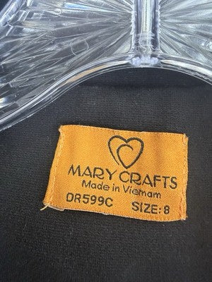Mary Crafts Blazer Pants Set Black 8 Womens Knit Marycrafts Pant Suit Ponte Knit
