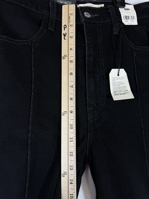 Levis Ribcage Bell Jeans 30 Black High Rise Jeans 30x32 Bell Bottom New NWT