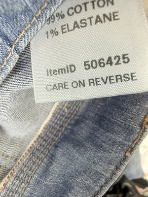 LL Bean Favorite Fit Jeans 2 Tall Womens Straight Leg Blue