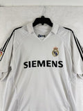 Real Madrid Football Jersey 2005 2006 Home White Soccer Mens Shirt