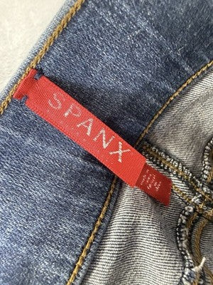 Spanx Jeans Large Pull On Skinny Blue