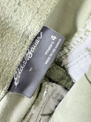 Eddie Bauer Utility Pants 4 Womens Sage Green